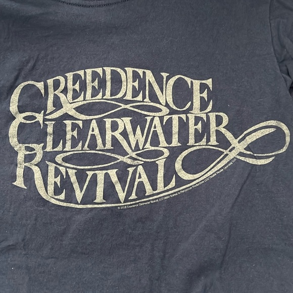 Creedence Clearwater Revival Other - CCR Graphic Logo TShirt Blue Size Small